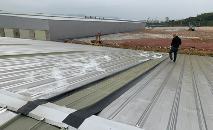 沙洋厂房屋面防水维修案例